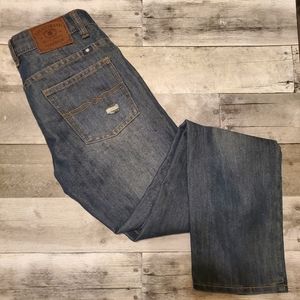 LUCKY BRAND billy straight distressed jeans